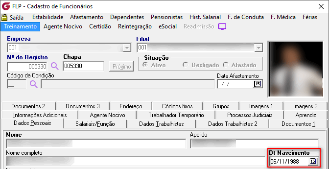 Cadastro de funcionários!